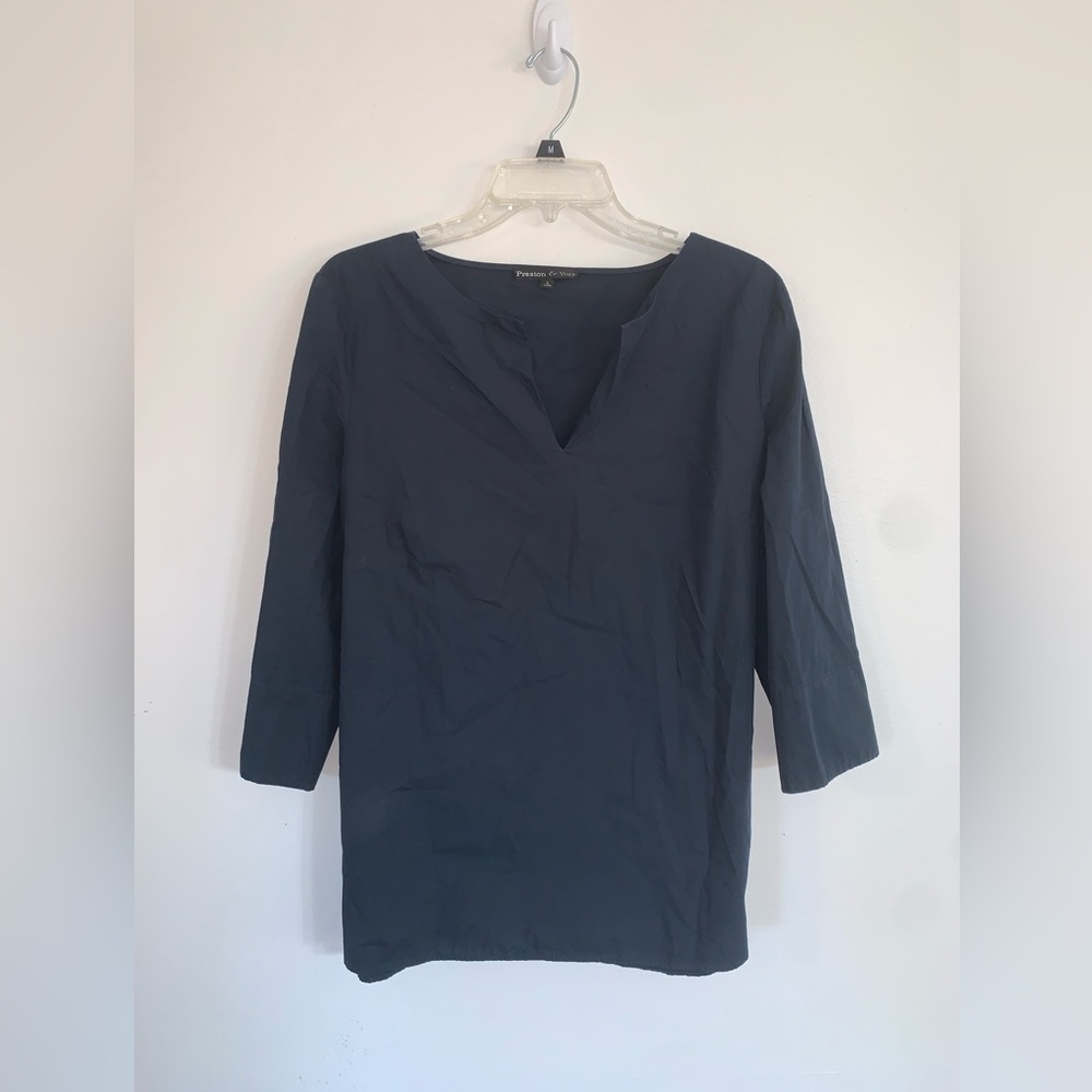 Navy blue 100% Cotton top